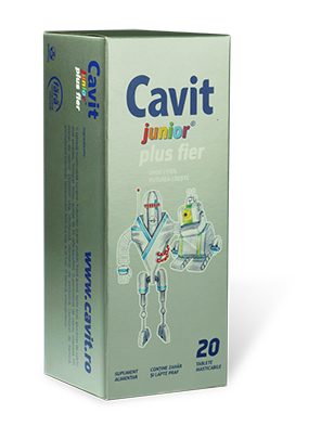 Cavit junior plus Fe 20cp - BIOFARM