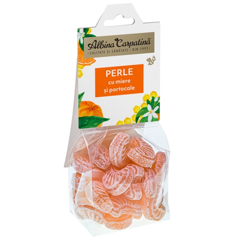 Perle cu miere portocale 100g - ALBINA CARPATINA