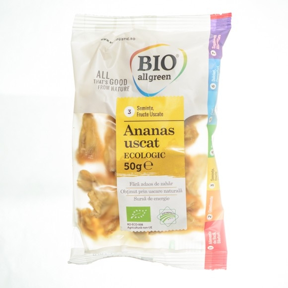 Ananas uscat eco 50g - BIO ALL GREEN