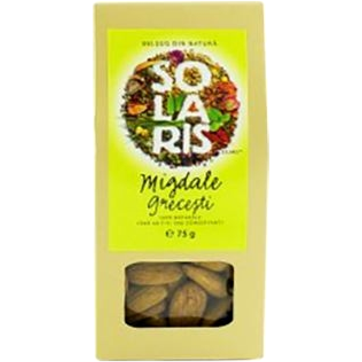 Migdale crude necojite grecesti 75g - SOLARIS