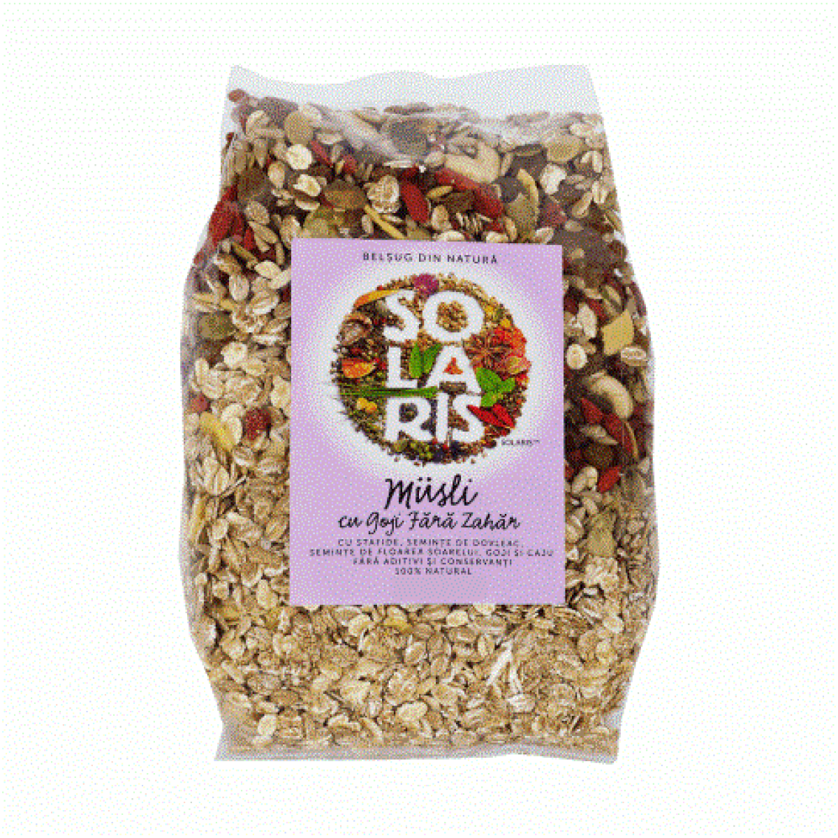 Musli goji fara zahar 750g - SOLARIS