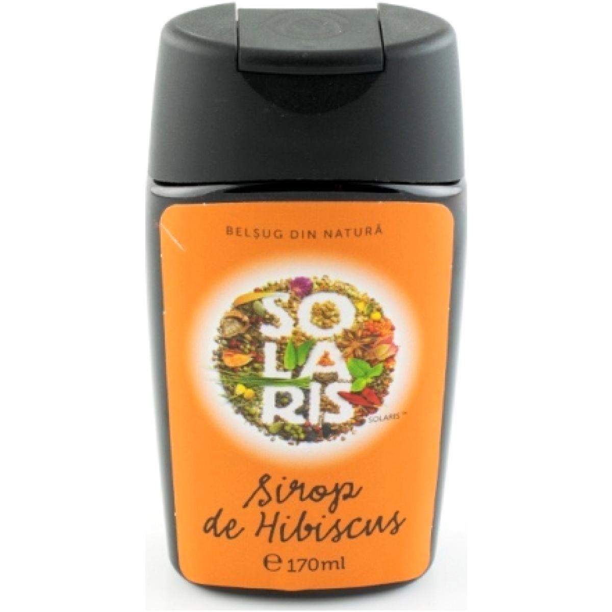 Indulcitor sirop agave hibiscus 170ml - SOLARIS