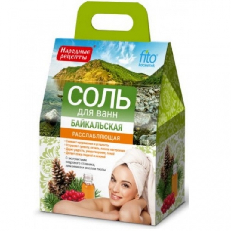 Sare baie Baikal efect relaxant 500g - FITOKOSMETIK