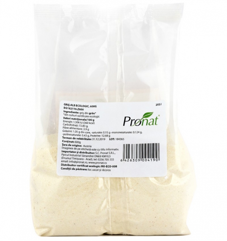Gris grau alb eco 600g - PRONAT