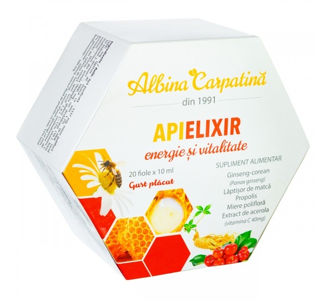 ApiElixir energie vitalitate 20fl - ALBINA CARPATINA