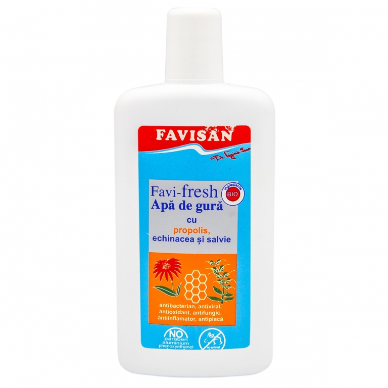 Apa gura FaviFresh Bio propolis echinaceea salvie 125ml - FAVISAN