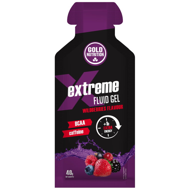 Gel energizant fructe padure Extreme 40g - GOLD NUTRITION
