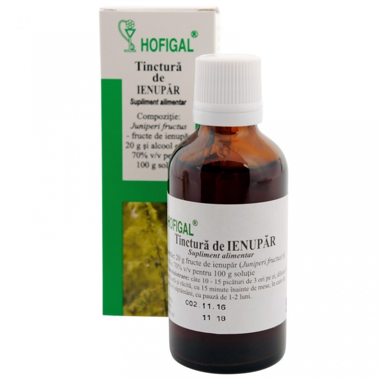 Tinctura ienupar 50ml - HOFIGAL