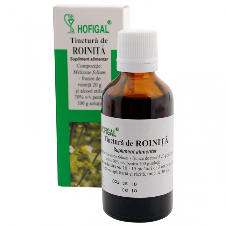 Tinctura roinita [melissa] 50ml - HOFIGAL
