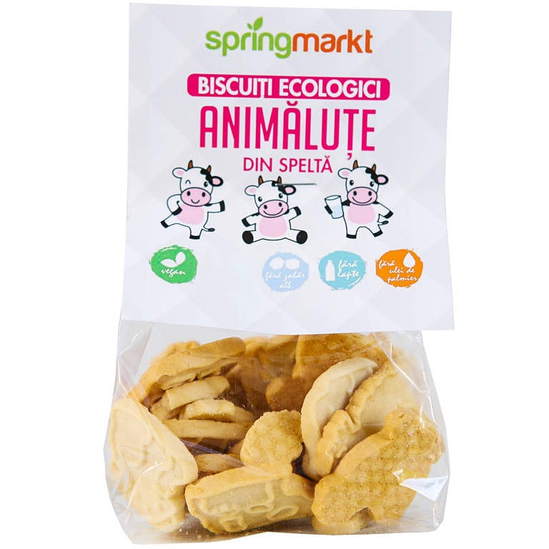 Biscuiti ecologici spelta animalute eco 100g - SPRINGMARKT