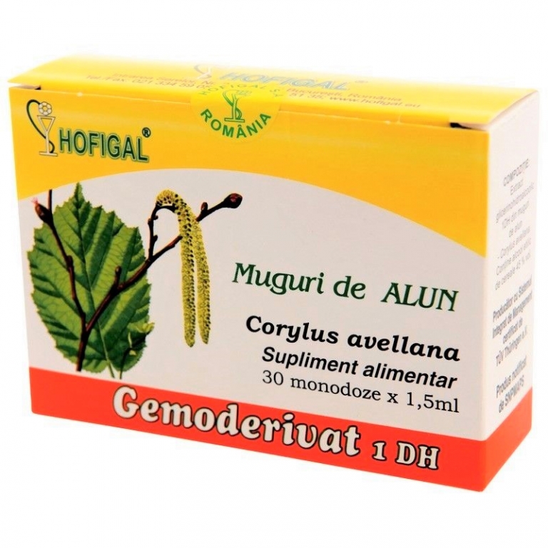 Gemoderivat alun muguri 30x1,5ml - HOFIGAL