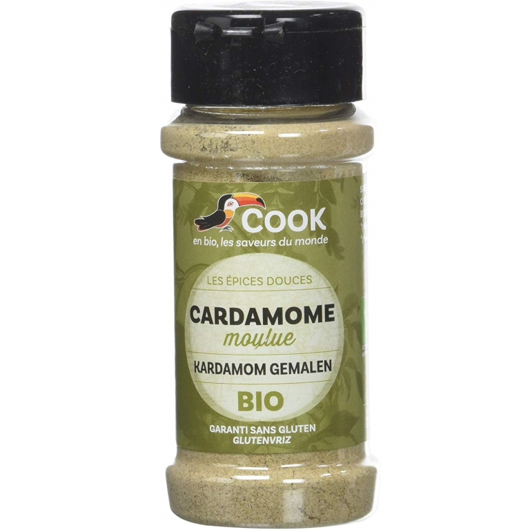 Condiment cardamon macinat bio 35g - COOK