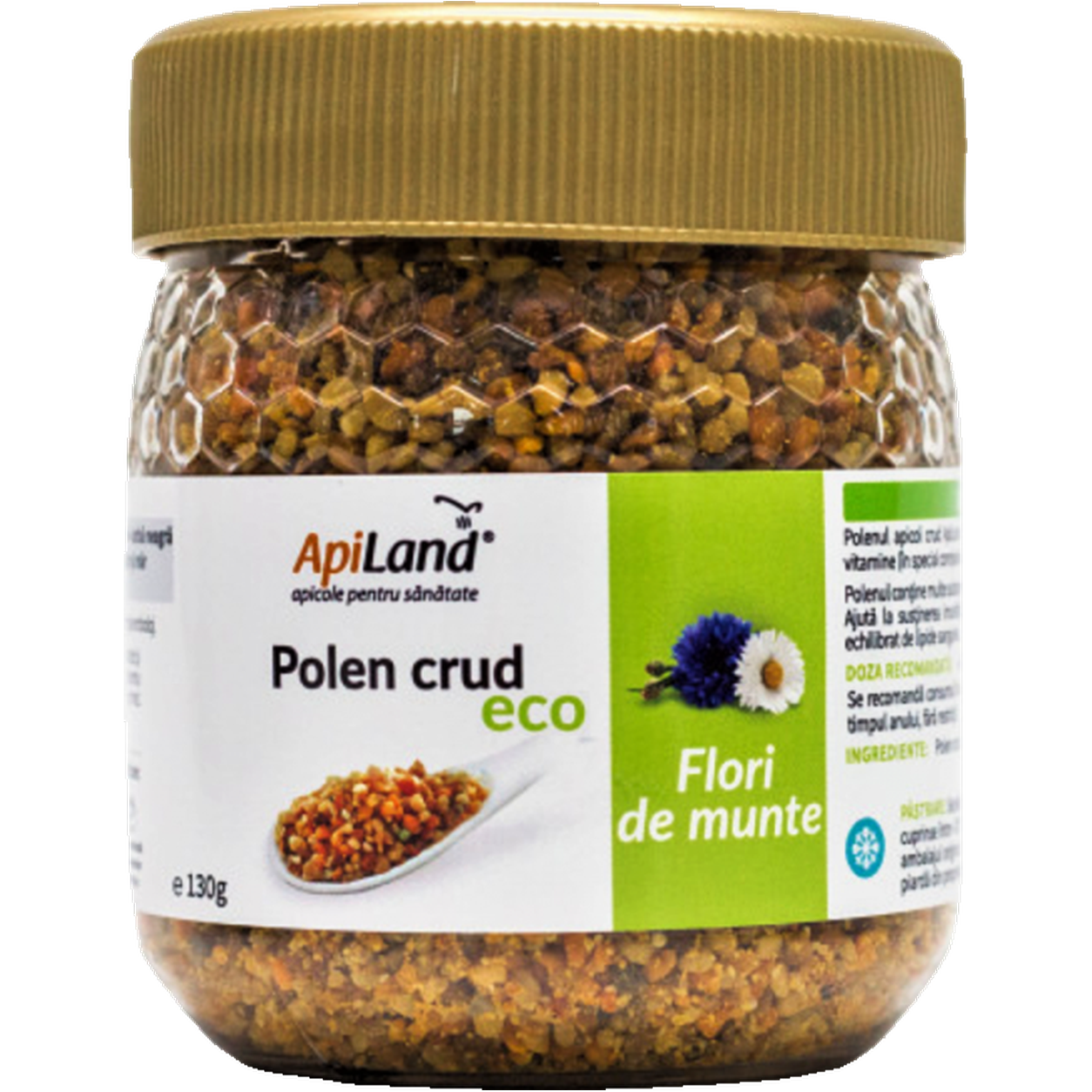 Polen crud flori munte eco 130g - APILAND