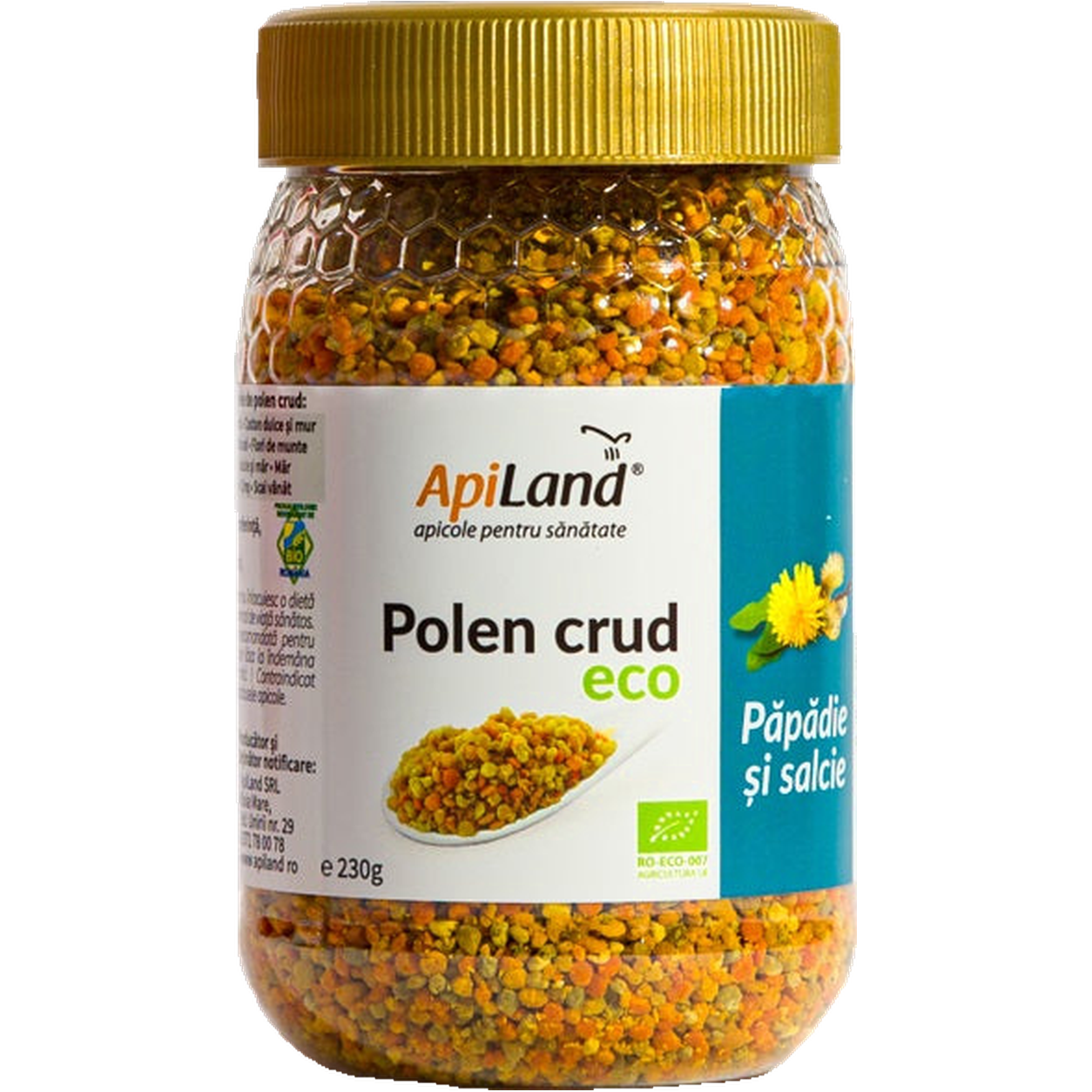 Polen crud papadie salcie eco 230g - APILAND