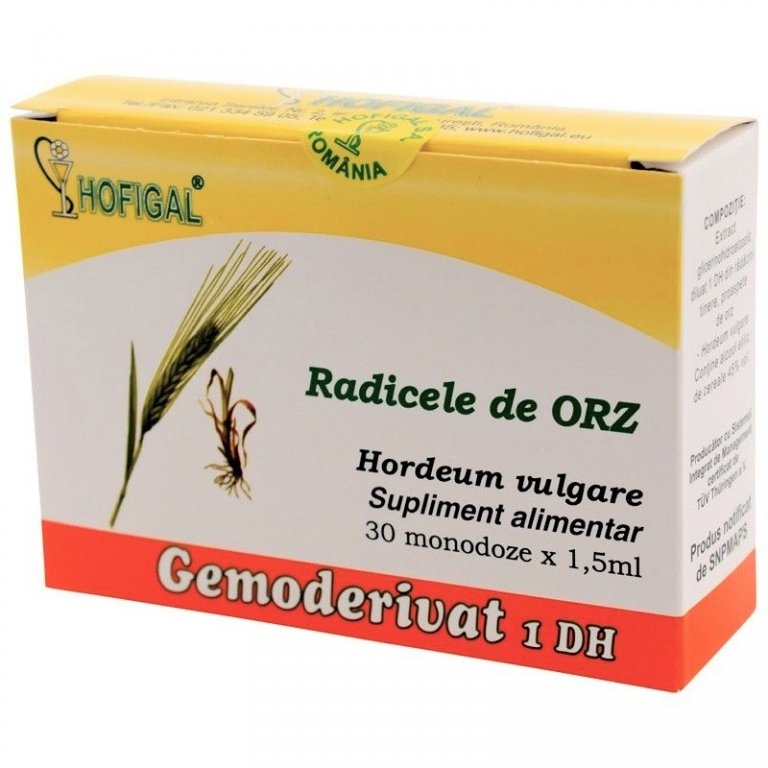 Gemoderivat orz radicele 30x1,5ml - HOFIGAL