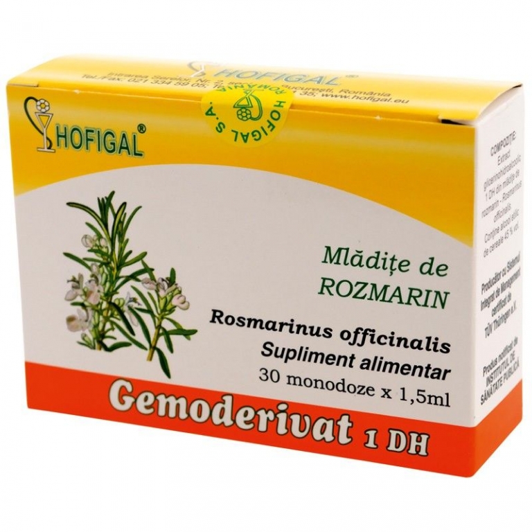 Gemoderivat rozmarin mladite 30x1,5ml - HOFIGAL