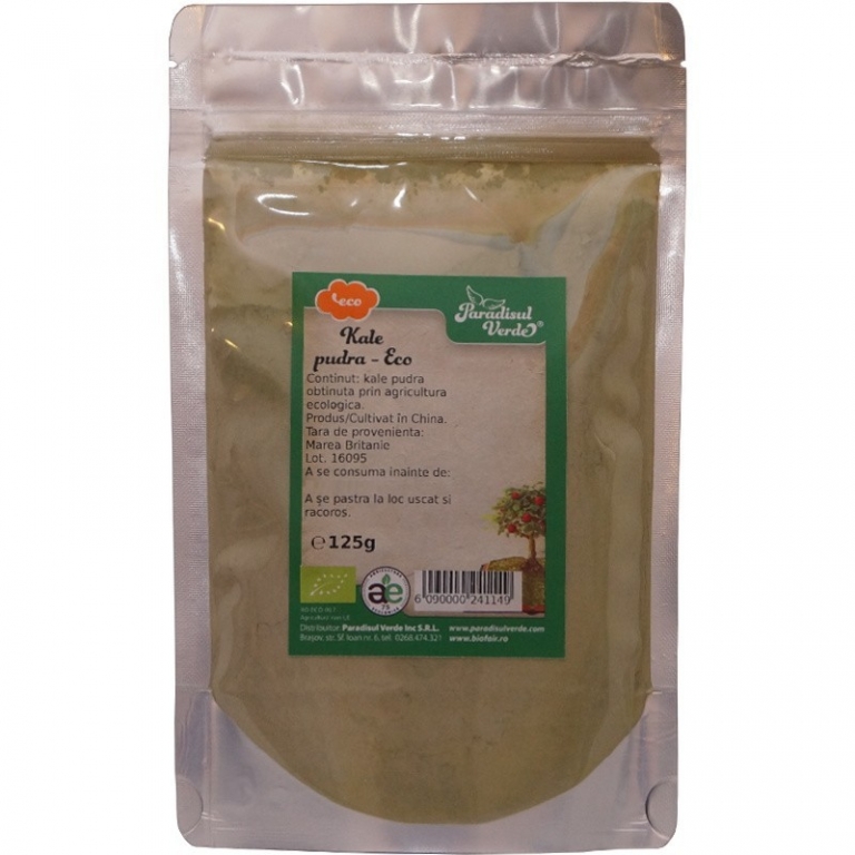 Pulbere kale eco 125g - PARADISUL VERDE