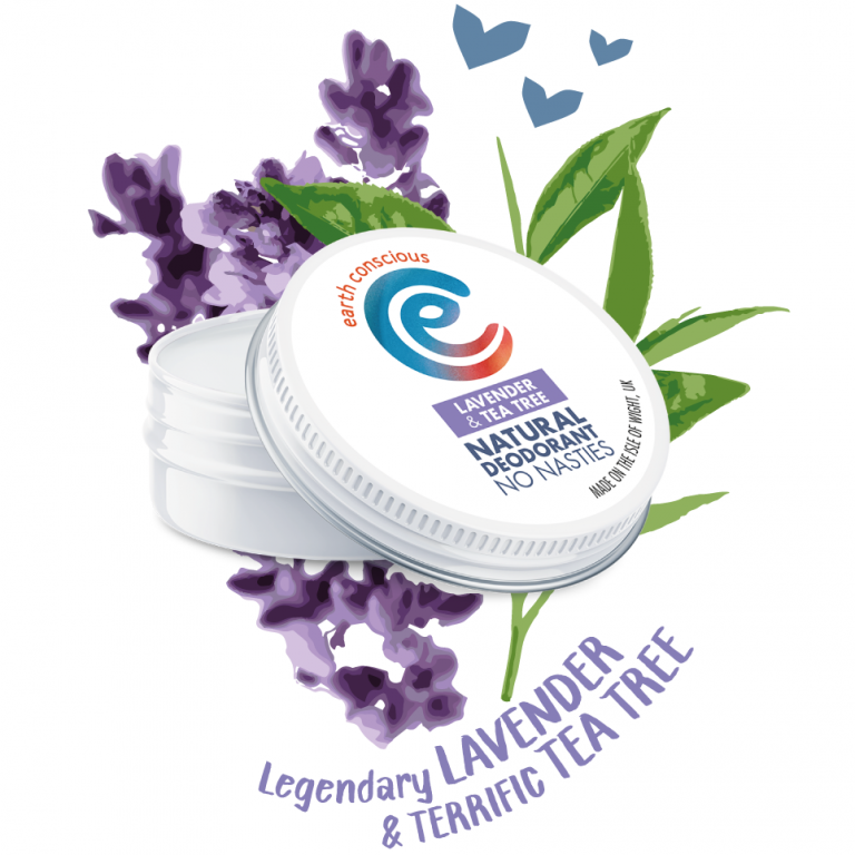 Deodorant crema lavanda tea tree 60g - EARTH CONSCIOUS