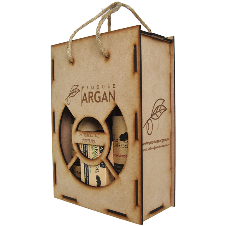 Set Cadou rustic [sampon 400ml+gel dus 400ml+sapun argana 40g] 3b - AZBANE
