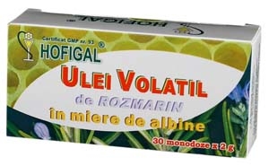 Ulei volatil rozmarin in miere 30x2ml - HOFIGAL