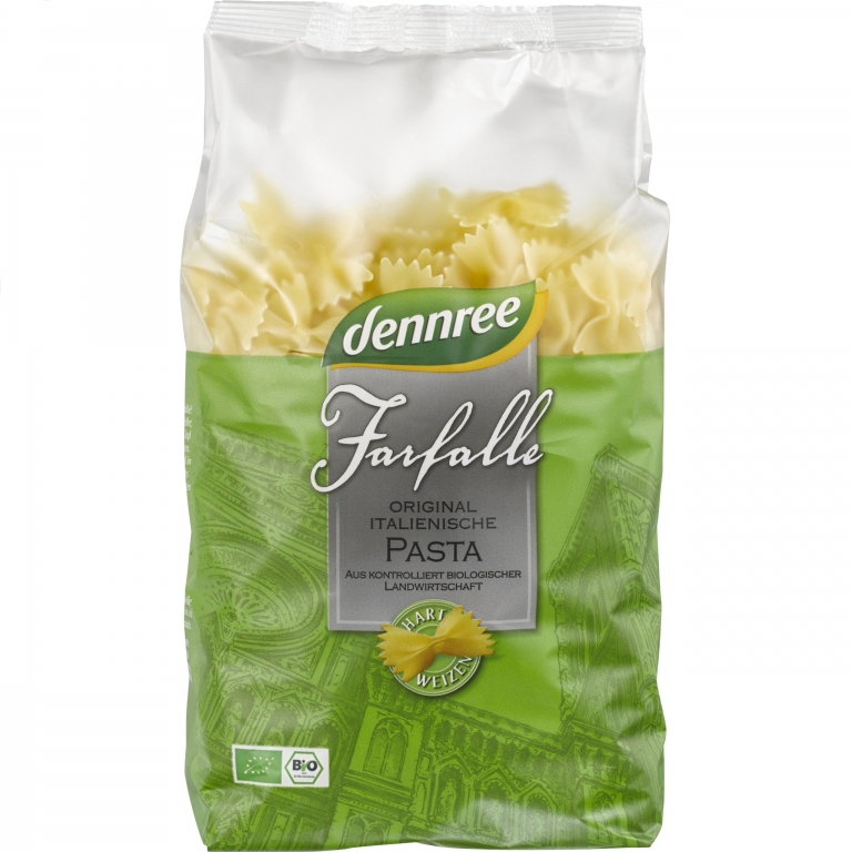 Paste farfale grau semola eco 500g - DENNREE