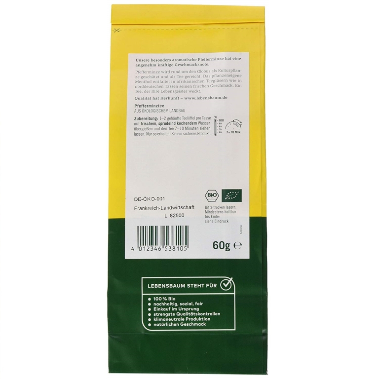 Ceai menta eco 60g - LEBENSBAUM