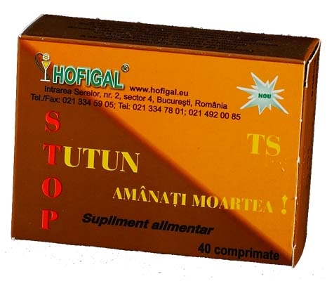 Tutun stop 40cp - HOFIGAL