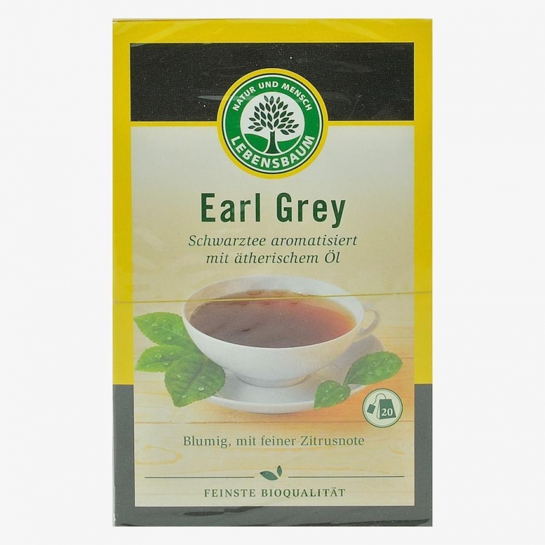Ceai negru earl grey eco 20dz - LEBENSBAUM