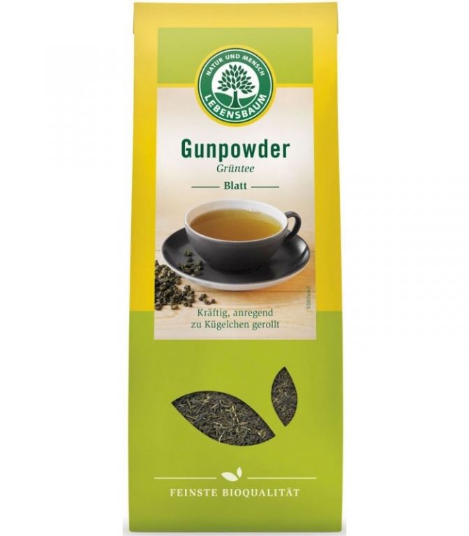 Ceai verde gunpowder eco 100g - LEBENSBAUM