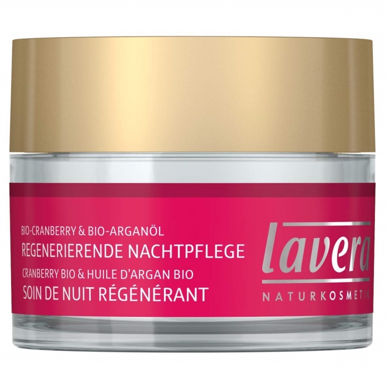 Crema noapte regeneranta merisor ulei argan 50ml - LAVERA