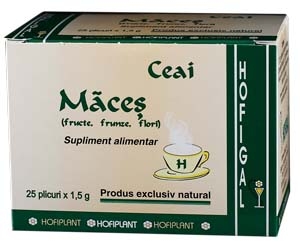 Ceai macese fructe flori frunze 25dz - HOFIGAL