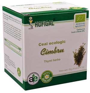 Ceai cimbru eco 25dz - HOFIGAL