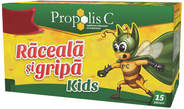 Propolis C raceala gripa copii 15pl - FITERMAN