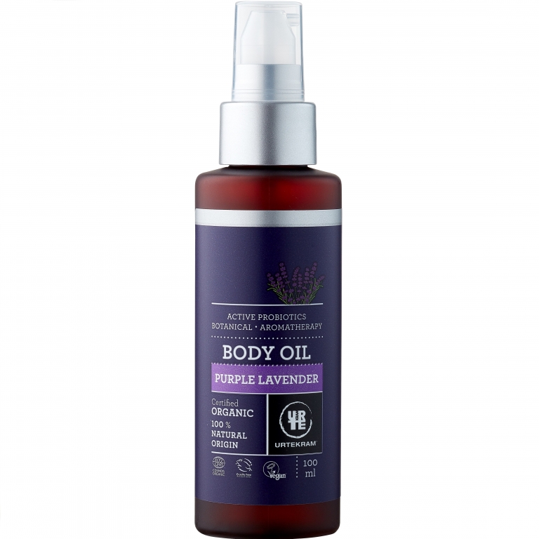 Ulei corp aromoterapeutic lavanda probiotice Q10 100ml - URTEKRAM