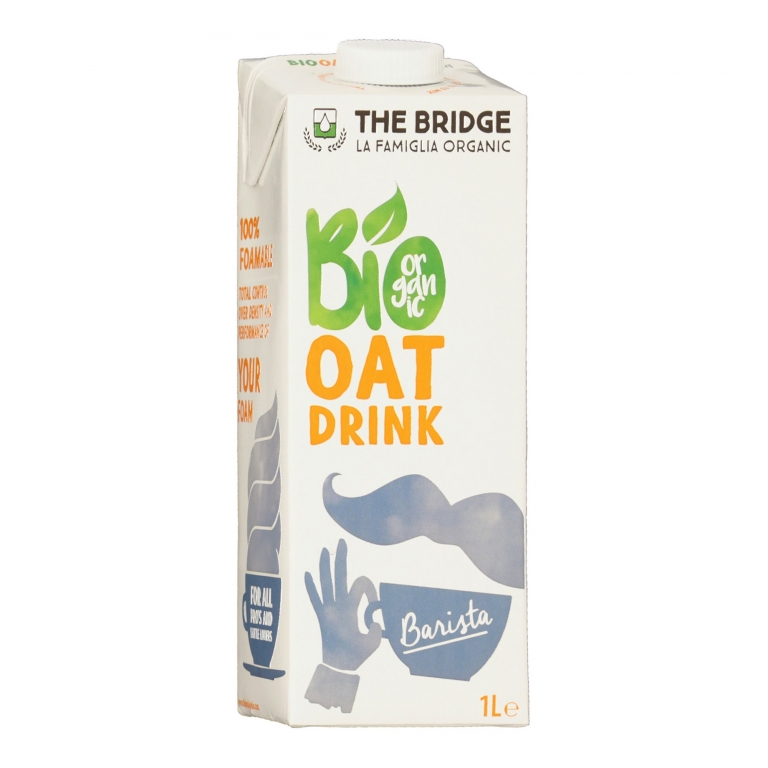 Lapte ovaz fara gluten barista eco 1L - THE BRIDGE