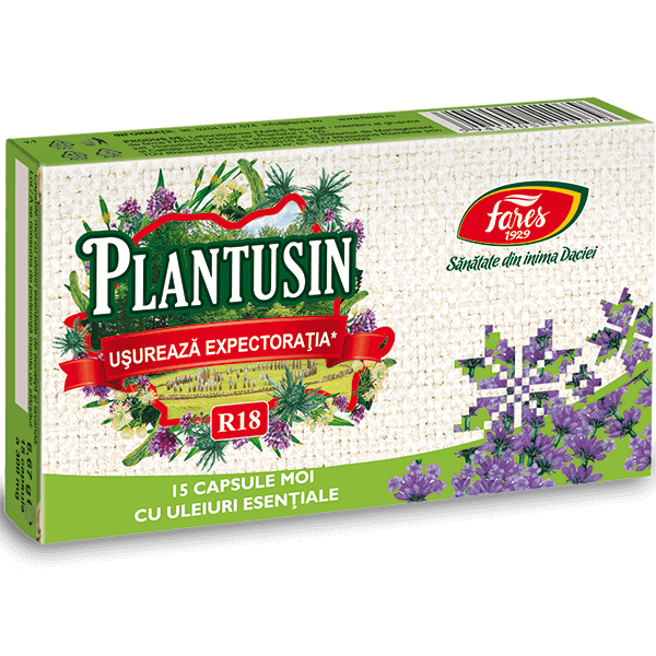 Plantusin uleiuri esentiale Usureaza Expectoratia 15cps - FARES