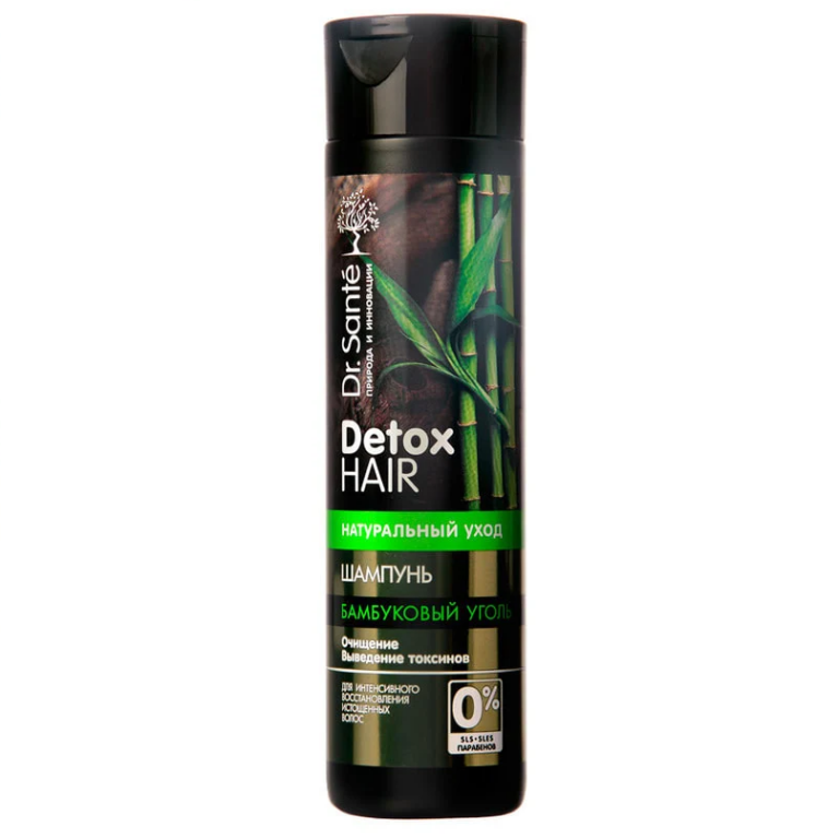 Sampon purifiant regenerant par slabit carbune bambus 250ml - DR SANTE