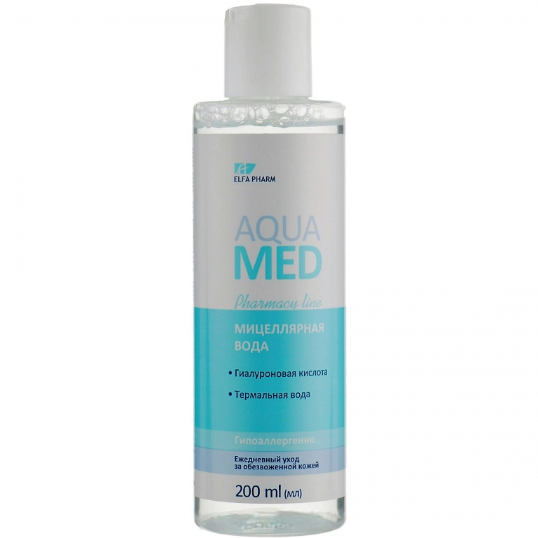 Apa micelara hidratanta acid hialuronic apa termala AquaMed 200ml - ELFA PHARM