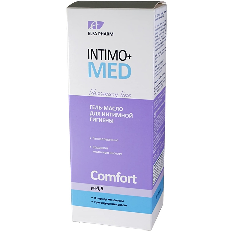 Gel ulei igiena intima menopauza senzatie uscaciune Comfort IntimoMed 200ml - ELFA PHARM