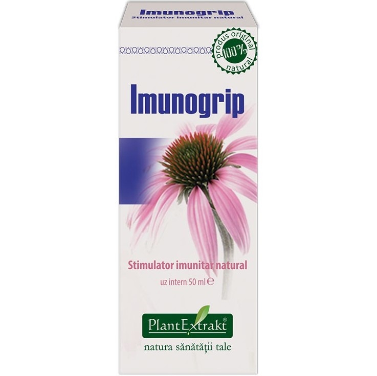 Tinctura stimulator imunitar Imunogrip 50ml - PLANTEXTRAKT