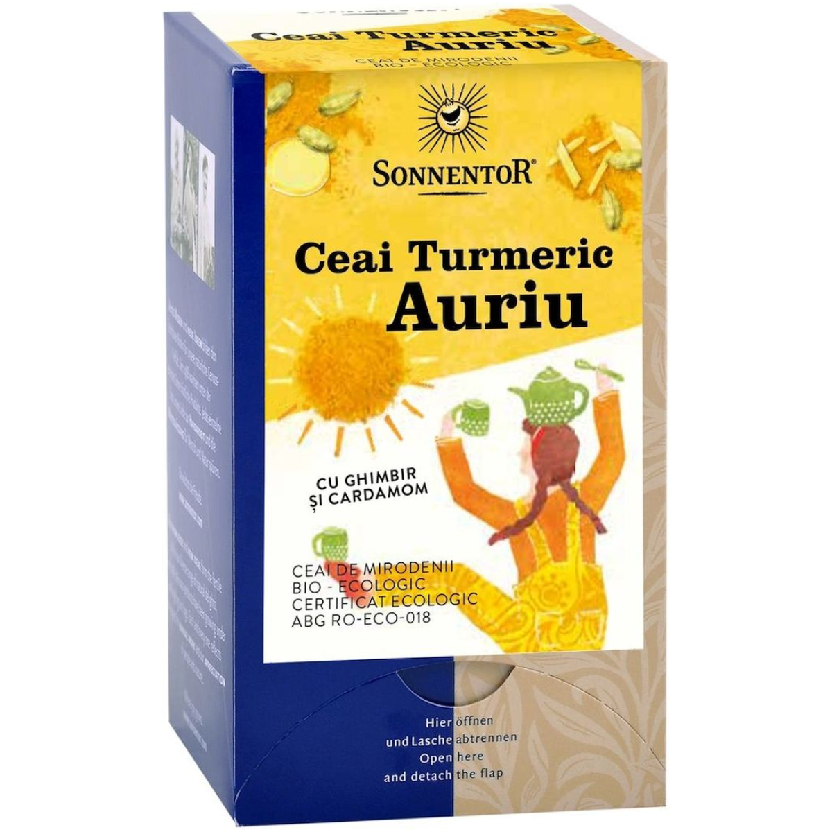 Ceai Turmeric fin eco 120g - SONNENTOR