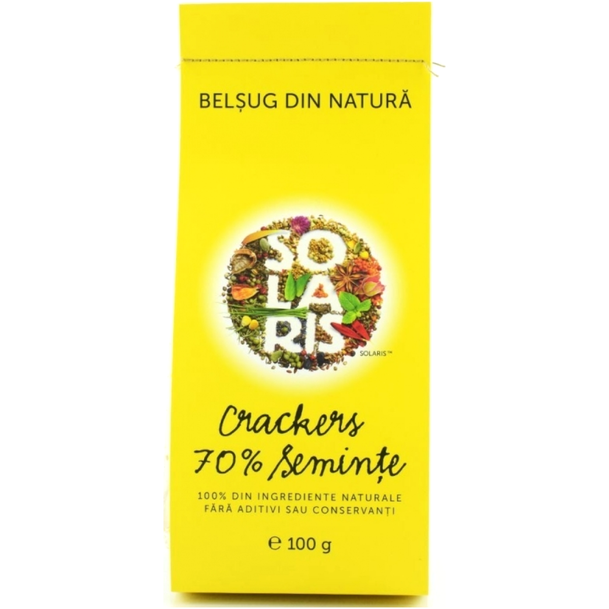 Crackers 70%seminte 100g - SOLARIS