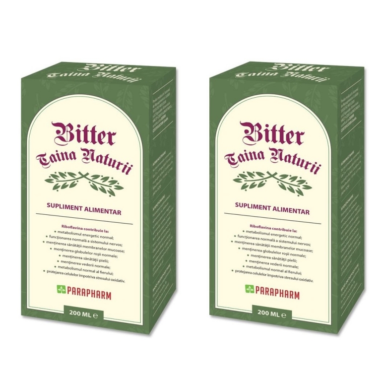 Pachet Bitter taina naturii 2x200ml - PARAPHARM
