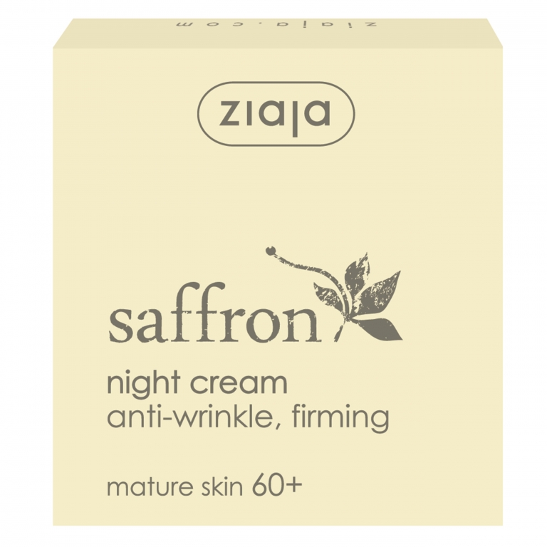 Crema noapte antirid fermitate ten matur 60+ Saffron 50ml - ZIAJA