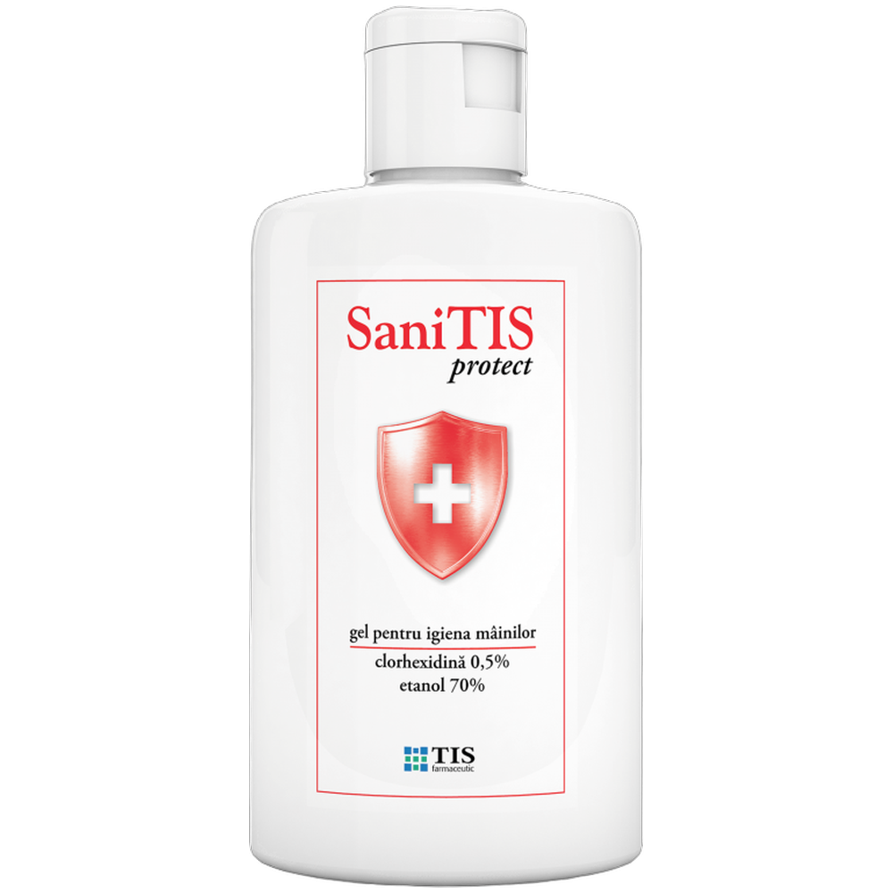 Gel igienizant maini 70%alcool clorhexidina 0,5% SaniTis 60ml - TIS