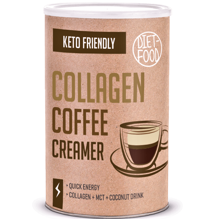 Creamer instant Collagen MCT pt cafea 300g - DIET FOOD