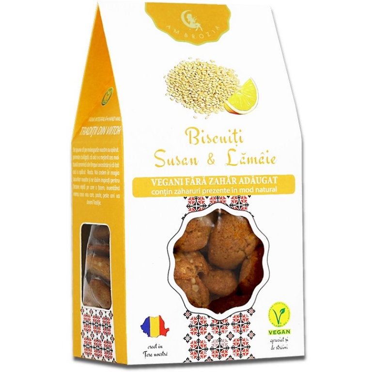 Biscuiti vegani susan lamaie 150g - HIPER AMBROZIA