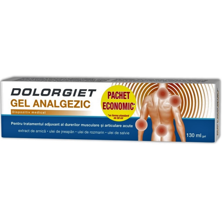 Gel analgezic Dolorgiet 130ml - NATUR PRODUKT