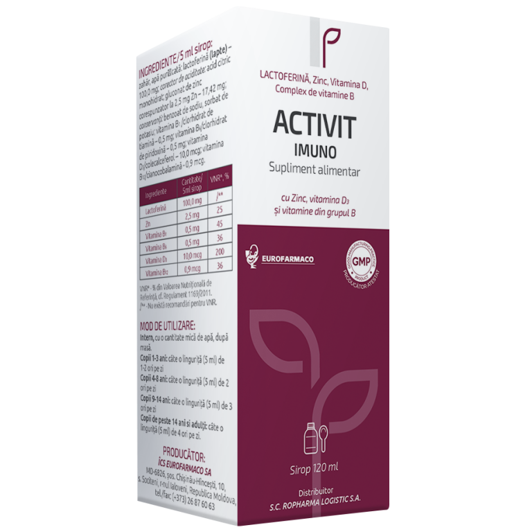 Sirop Activit Imuno 120ml - EUROFARMACO