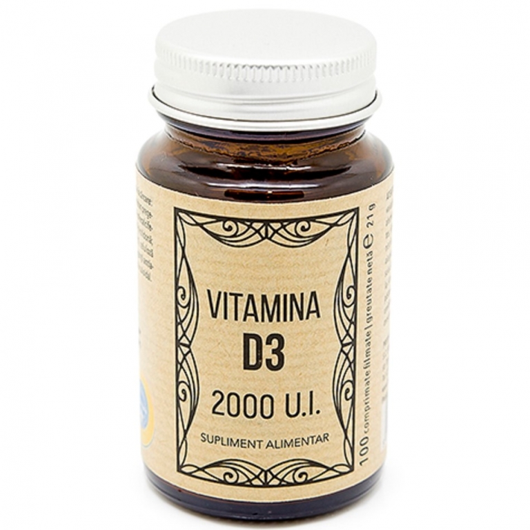 Vitamina D3 2000ui 100cp - REMEDIA